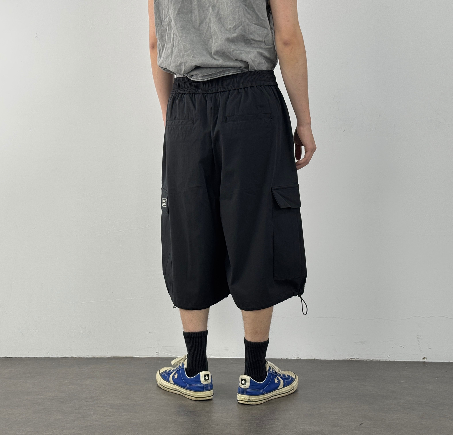 Oversized Utility Cargo Shorts