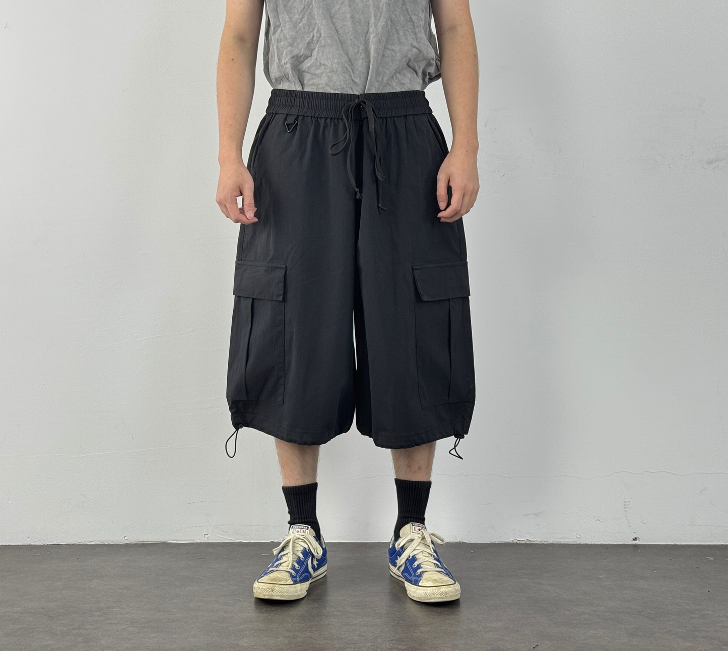 Oversized Utility Cargo Shorts