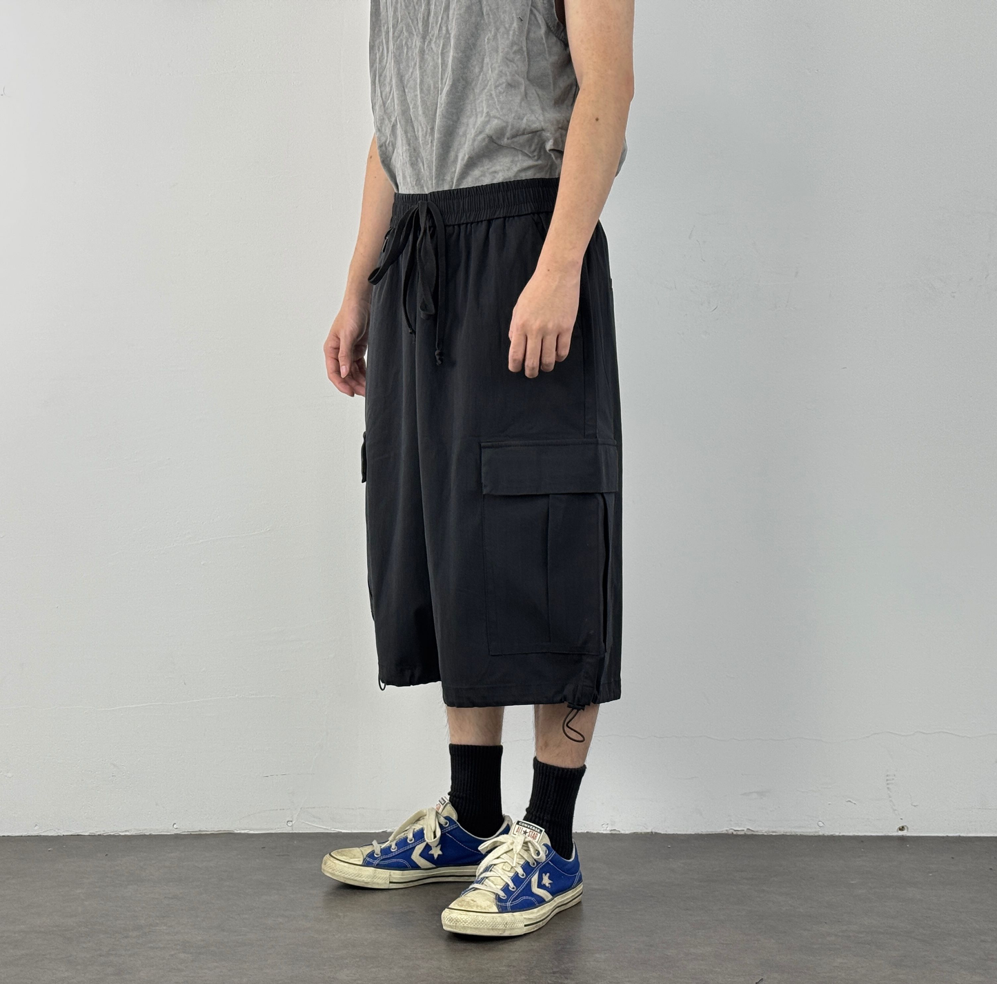 Oversized Utility Cargo Shorts